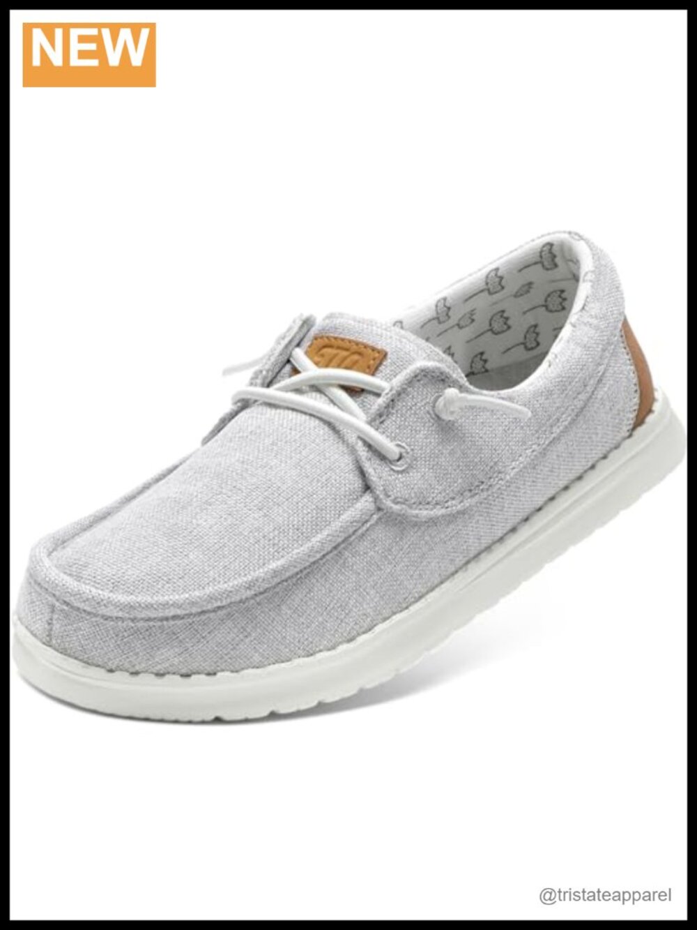 STQ Women's Slip On Arch Support Boat Shoes